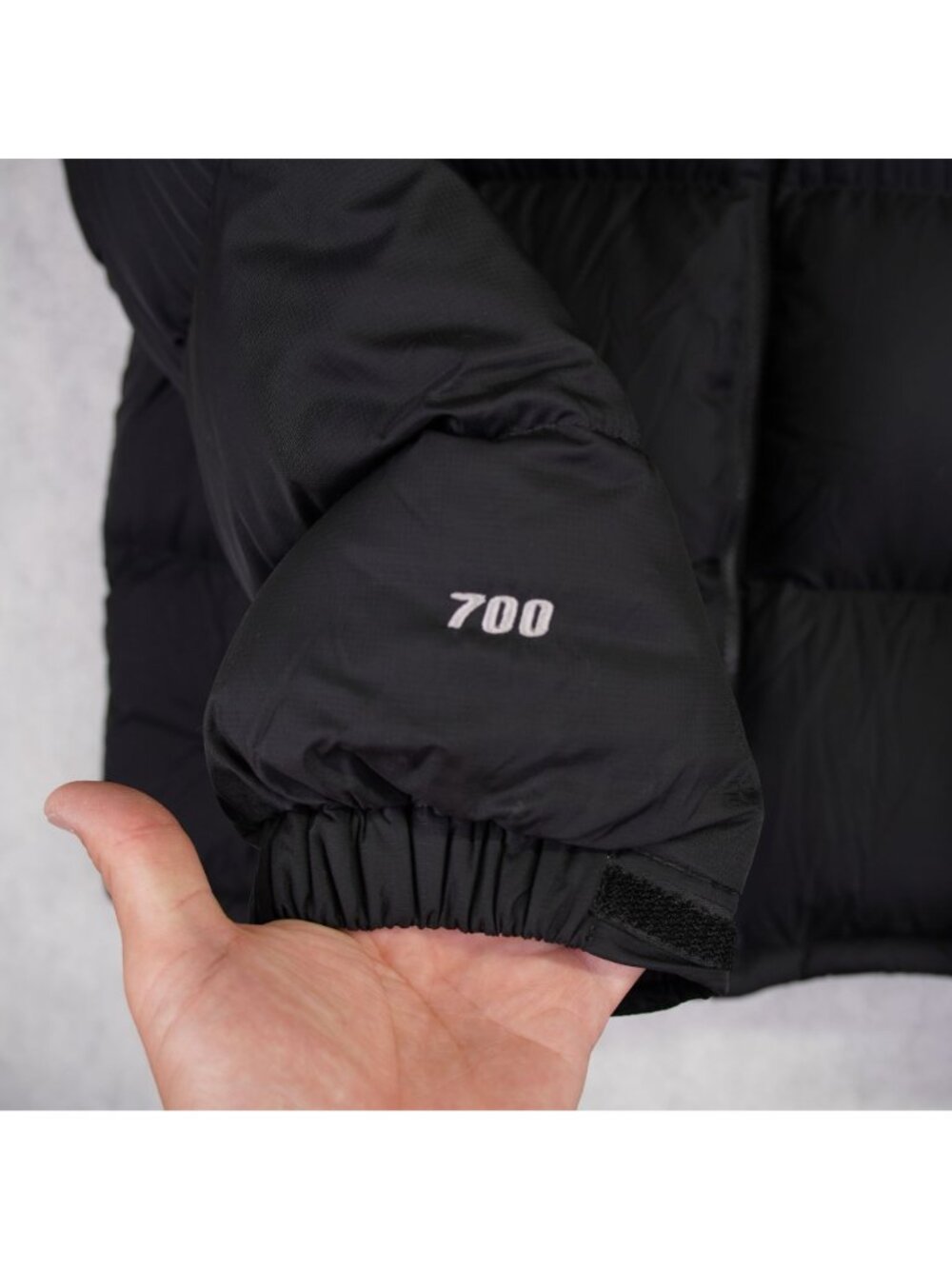 The North Face Mens Nuptse Black 700 Goose Fill Down Puffer Jacket Size XXL 2XL - Picture 6 of 16